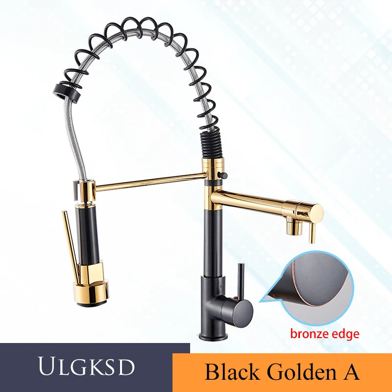 Ulgksd Single Handle Kitchen Faucet With 360 Degree Swivel