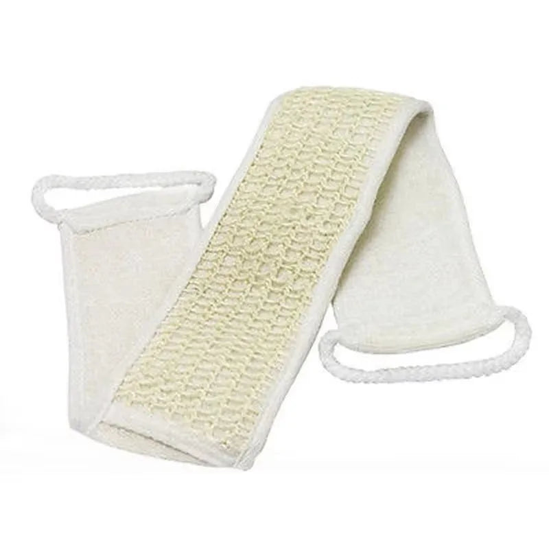 Cotton Hemp Exfoliating Bath Shower Wash Glove For Body Cleansing