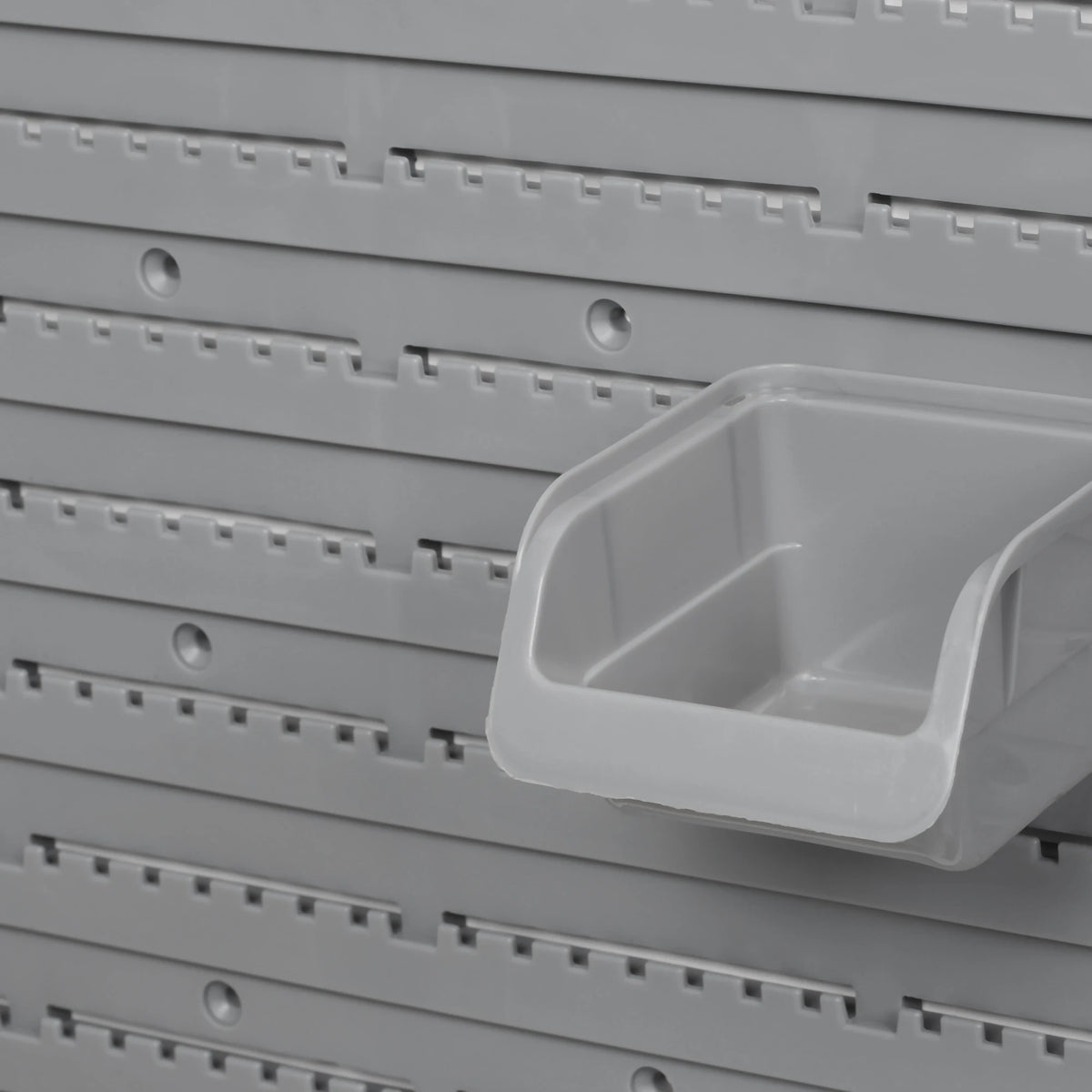 Wall Mounted Pegboard Tool Organizer Rack Kit With Hooks Bins