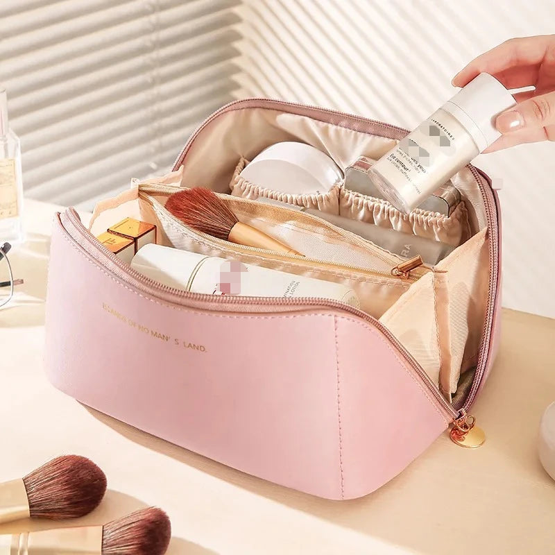 Luxury Polyester Travel Makeup Organizer Cosmetic Storage Bag