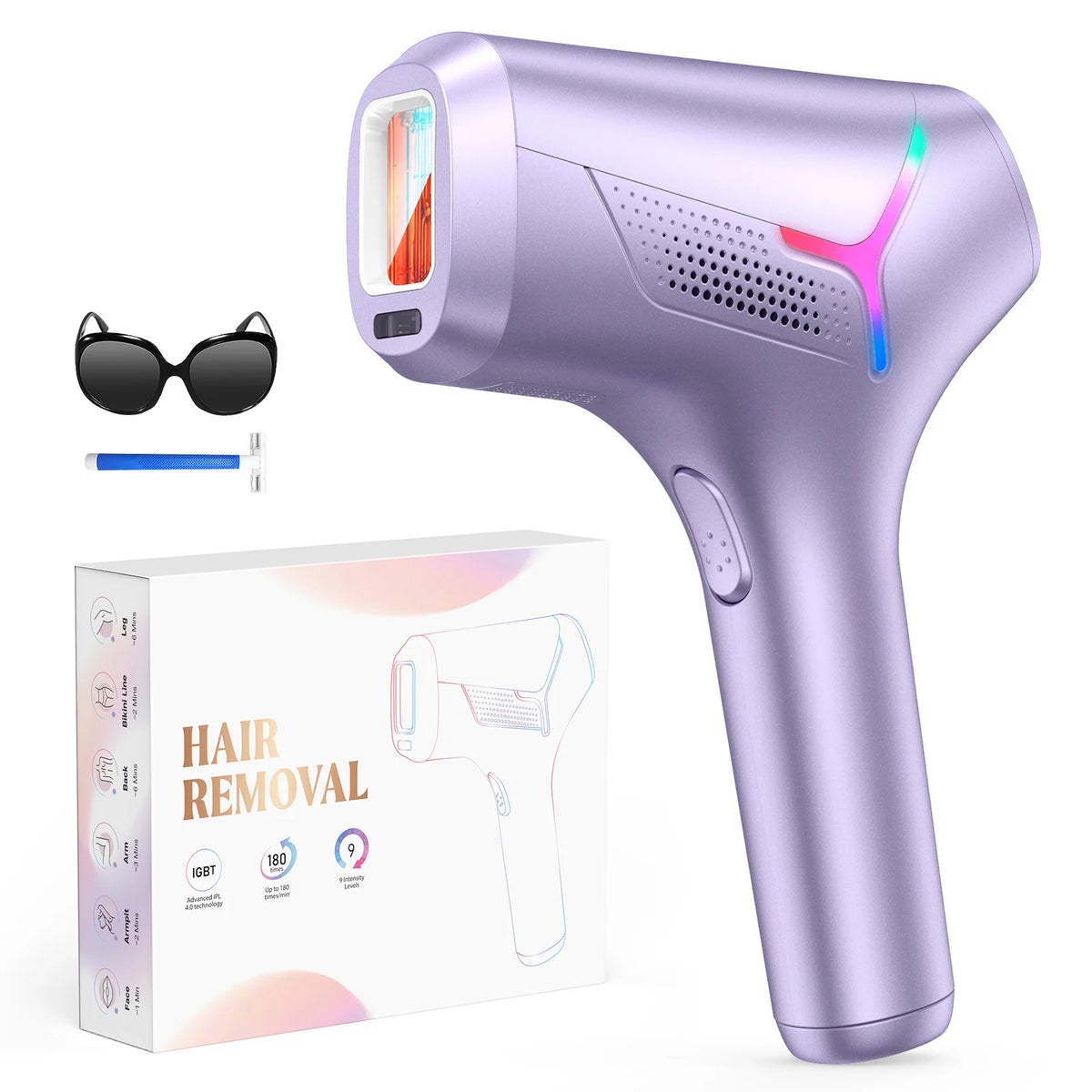 Totmizby IPL Hair Removal Device for Face Bikini and Body