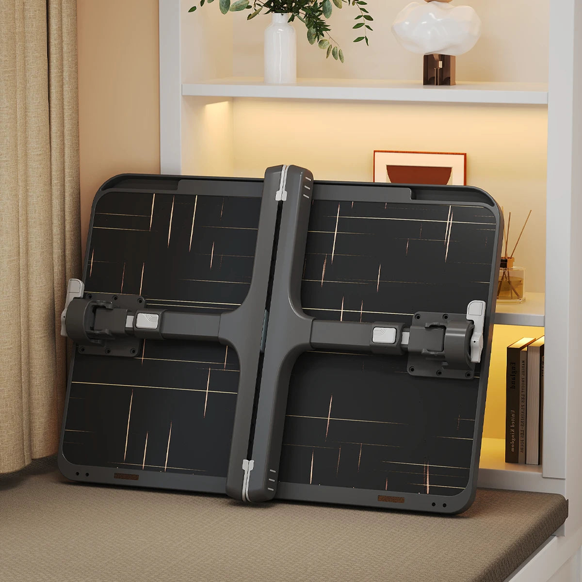 Dayika Adjustable Wooden Lap Desk With Storage Drawer