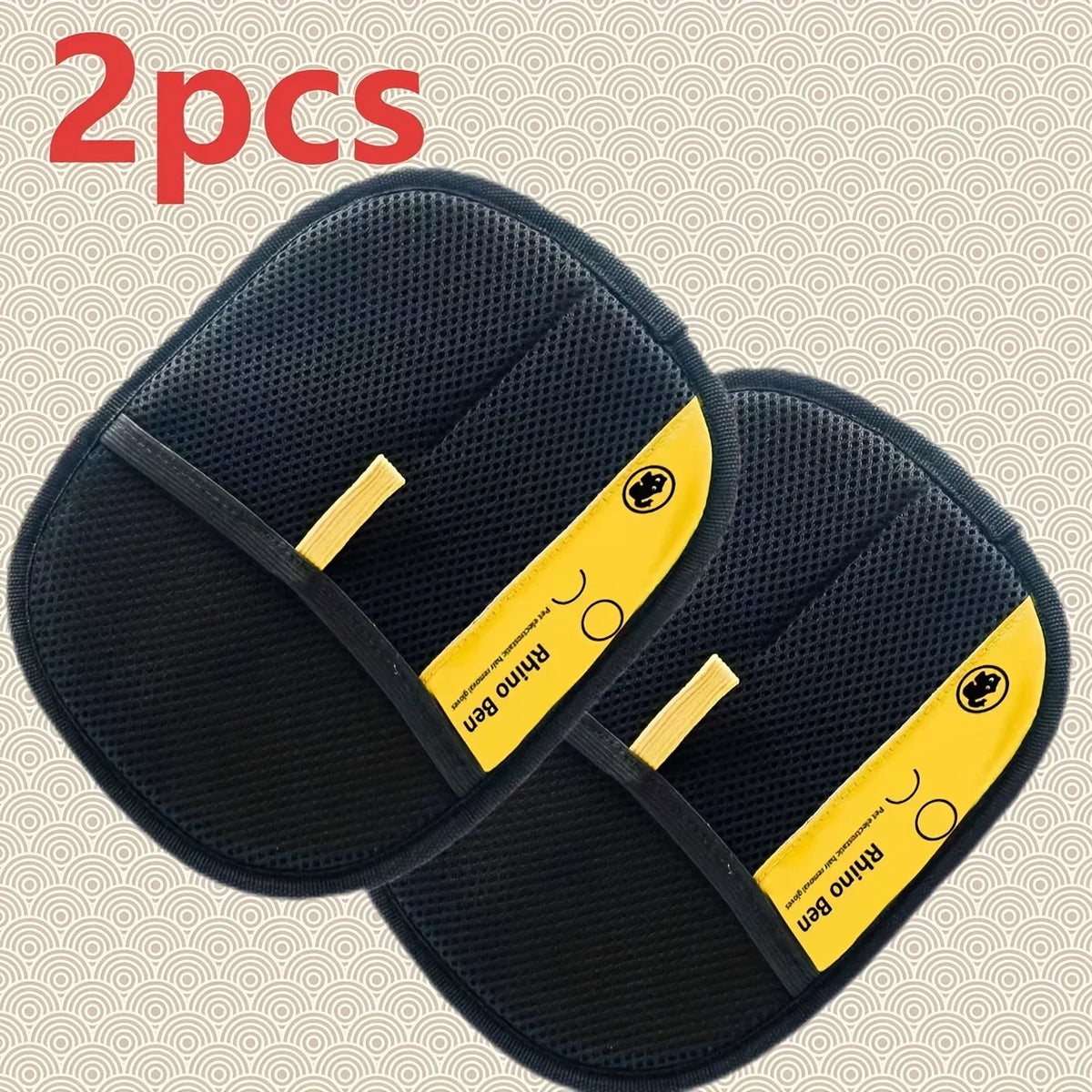 Double Sided Pet Grooming Gloves For Efficient Cat Hair Removal