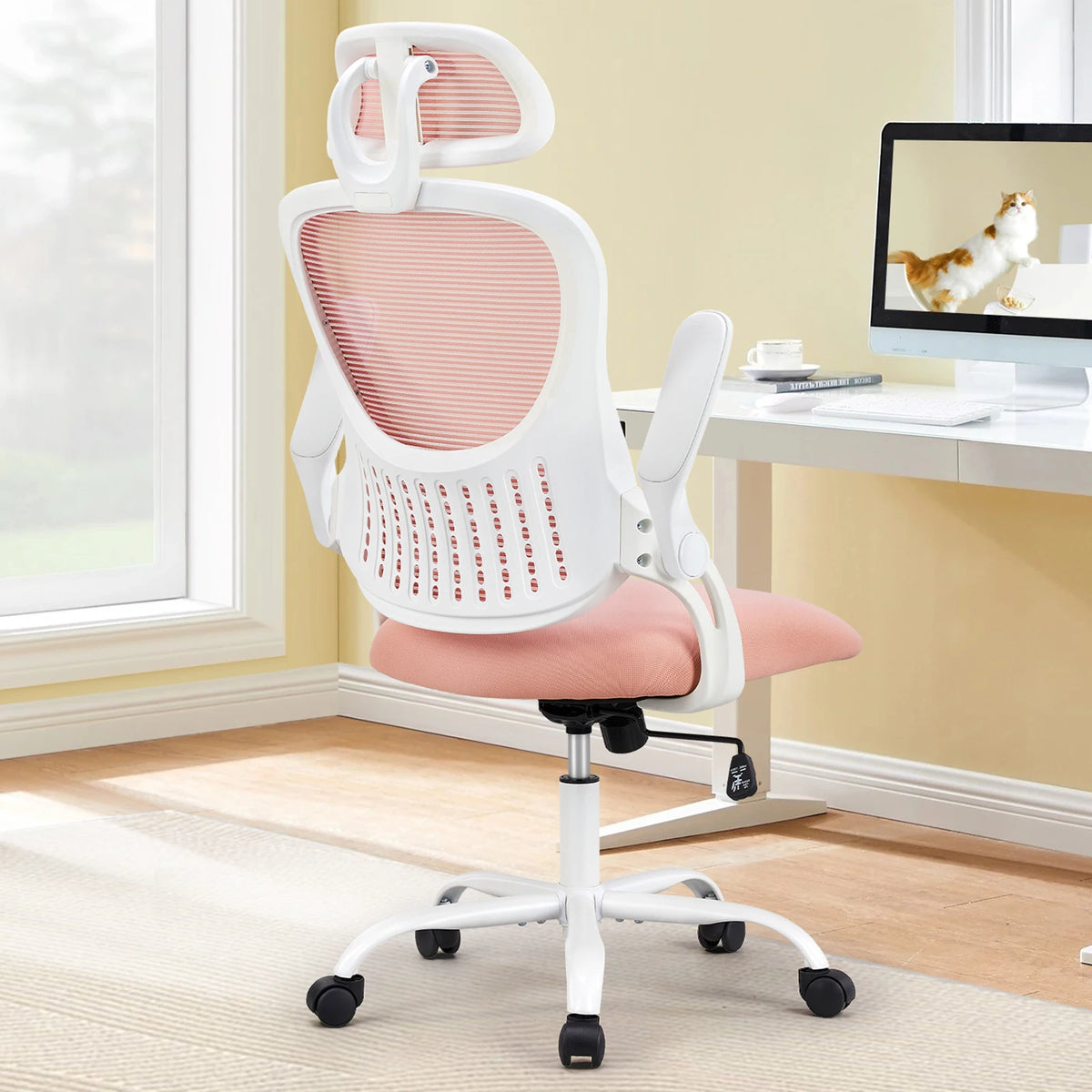 JHK Mesh Ergonomic Office Chair With Adjustable Lumbar Support