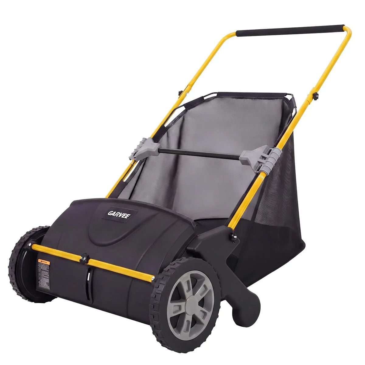 HiMiss Push Lawn Sweeper For Yard Leaf And Grass Collection