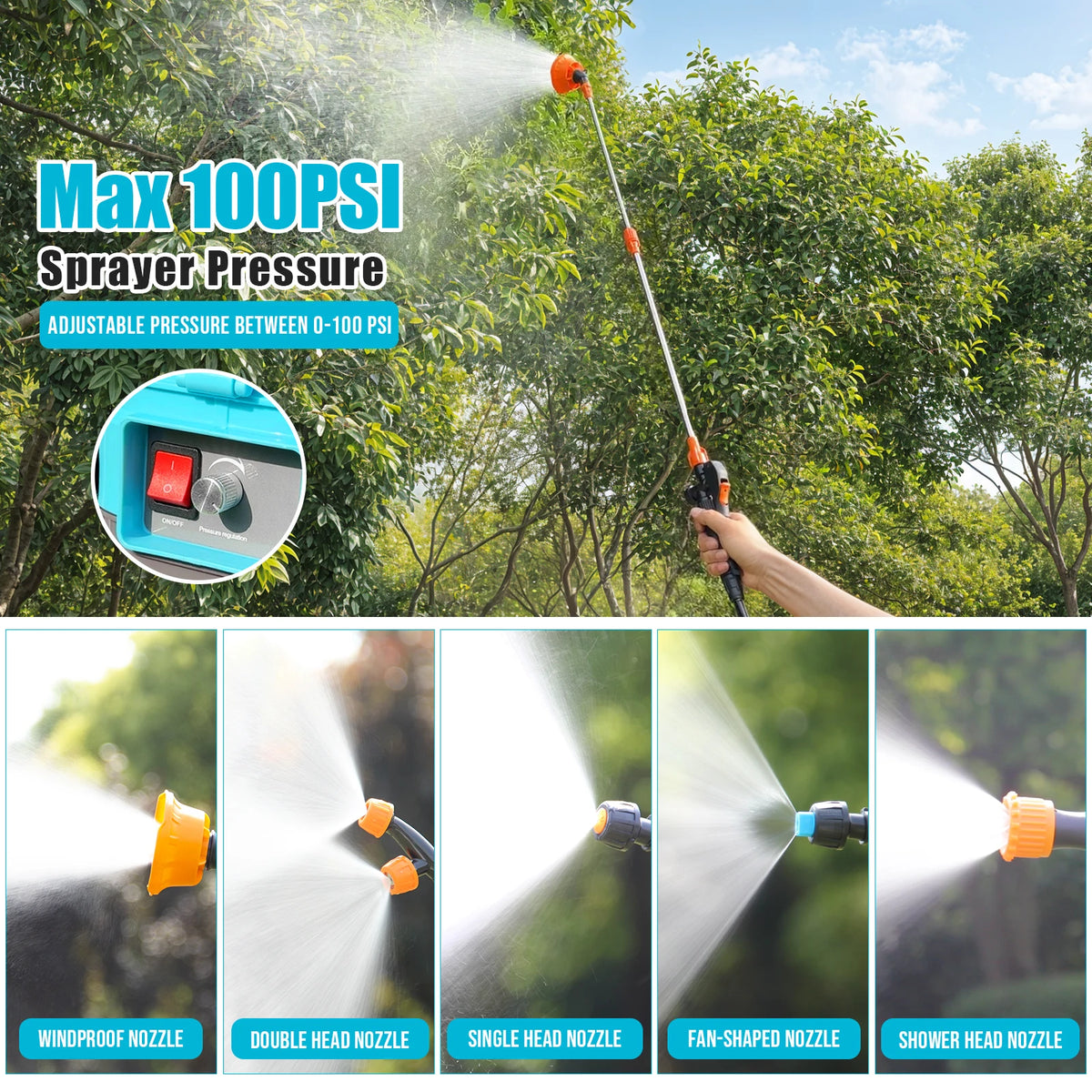 Rechargeable Electric Backpack Sprayer For Garden And Lawn Pest Control