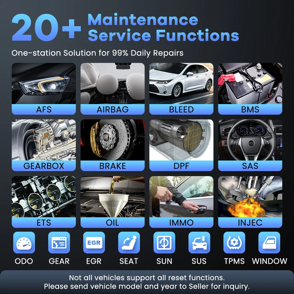 MUCAR 682 AI Professional Car Diagnostic Tool CANFD Bidirectional ECU Coding 20 Resets Full System Lifetime Free Obd2 Scanner