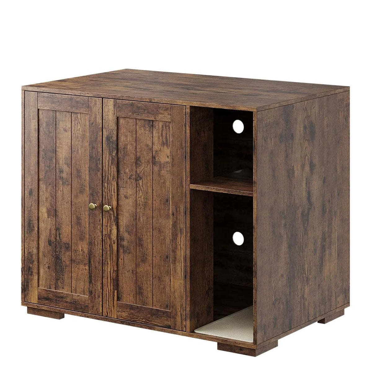 HiMISS Wooden Litter Robot Enclosure With Power Outlet