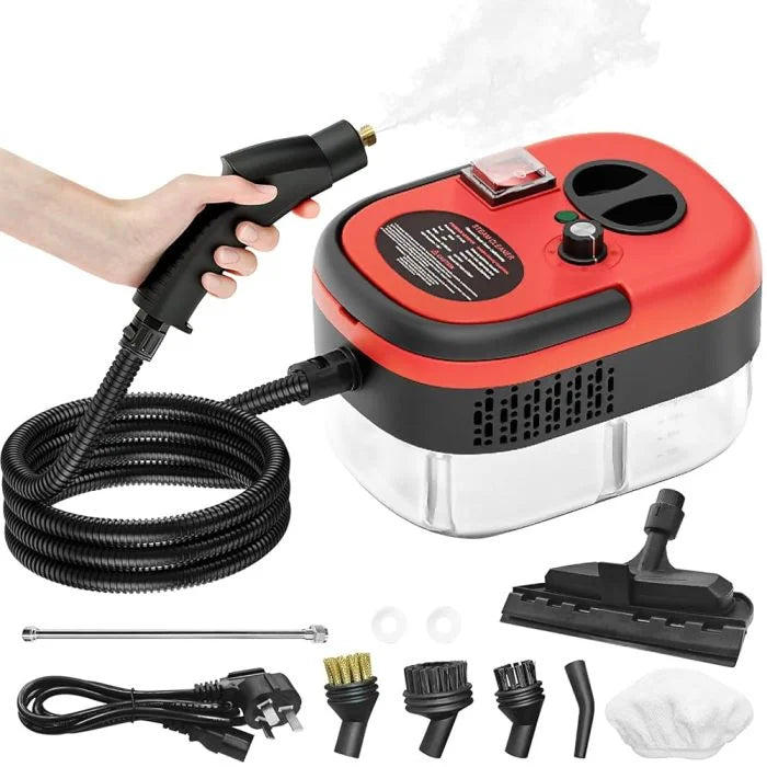 2500W Portable Handheld Steam Cleaner Machine With Accessories US Plug