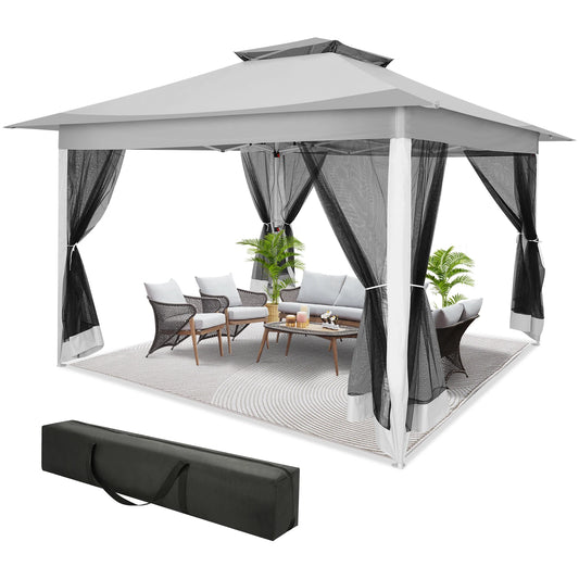 Tooluck Portable Pop Up Gazebo Canopy Sunshade Shelter