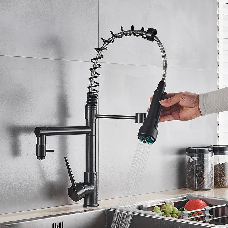 Ulgksd Single Handle Kitchen Faucet With 360 Degree Swivel