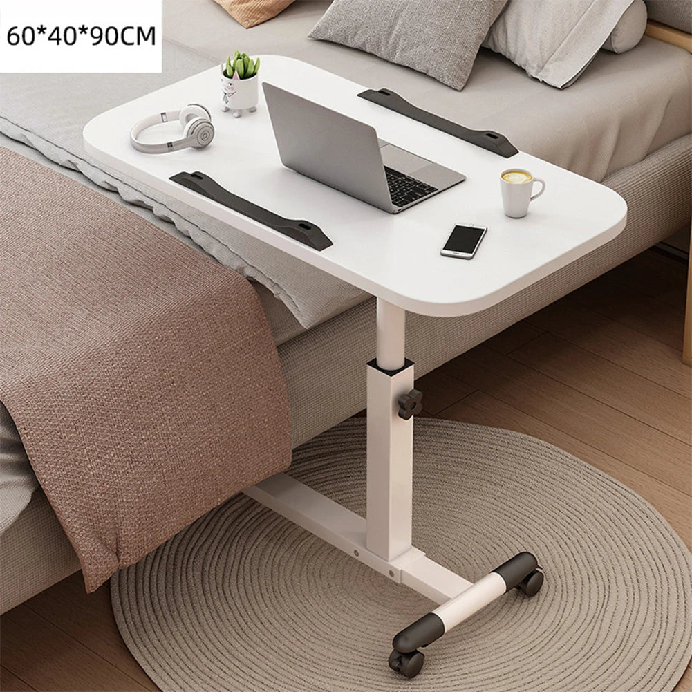Twister.Ck Adjustable Overbed Table With Tilting Top And Wheels