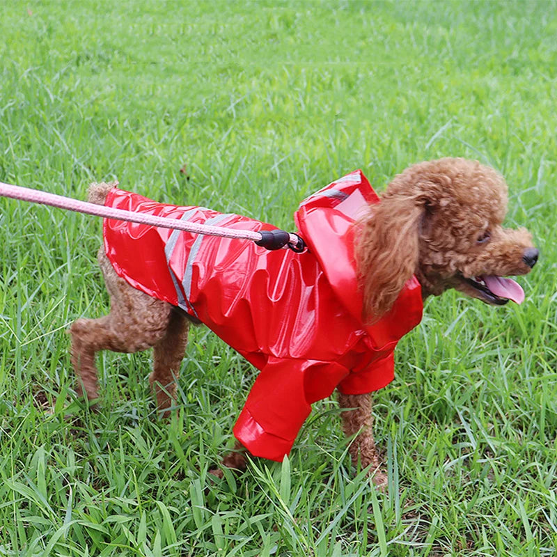 Waterproof Reflective Pet Raincoat for Dogs and Cats