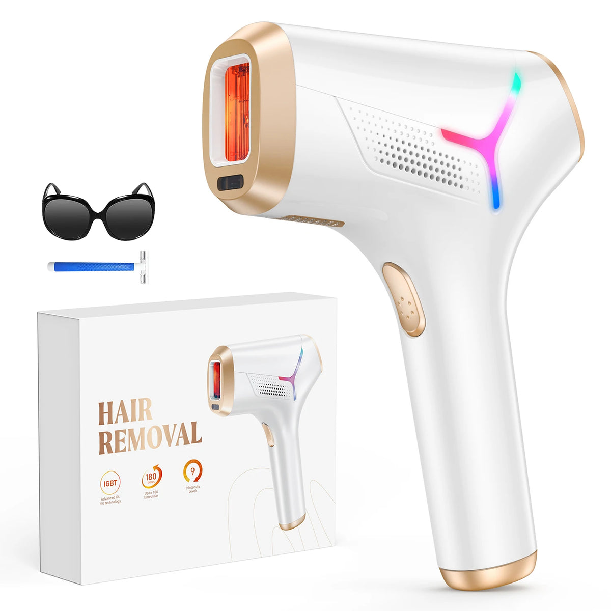 Totmizby IPL Hair Removal Device for Face Bikini and Body