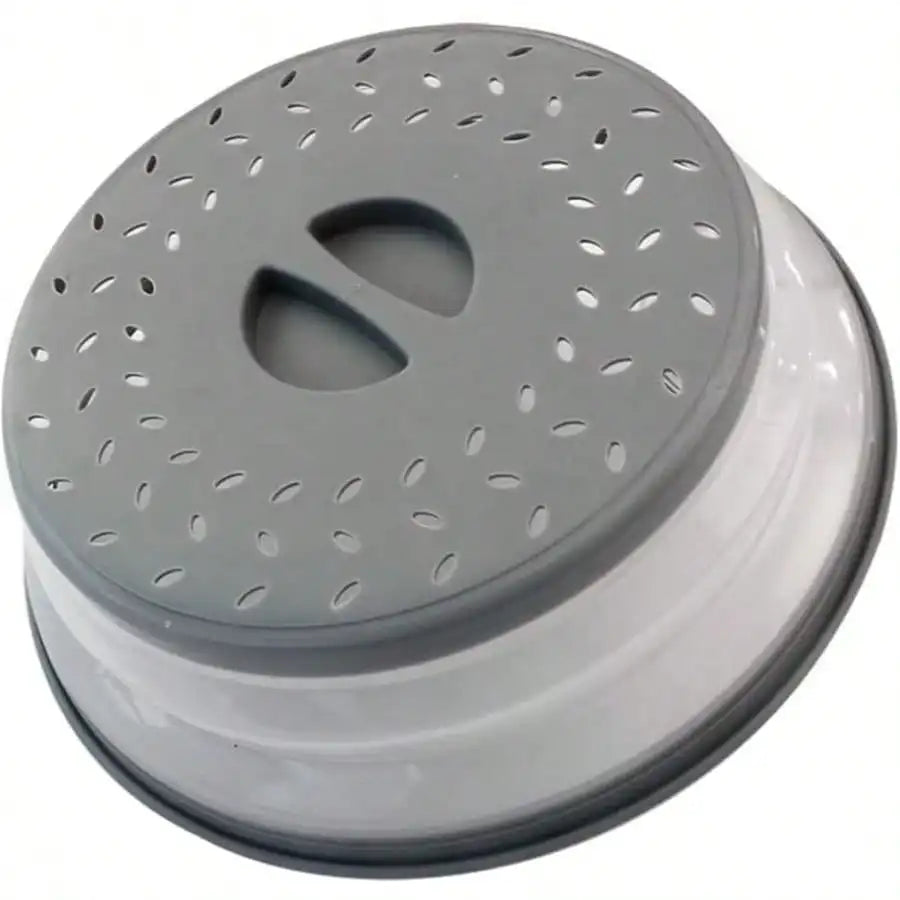 2 In 1 Vented Microwave Splatter Cover With Food Tray