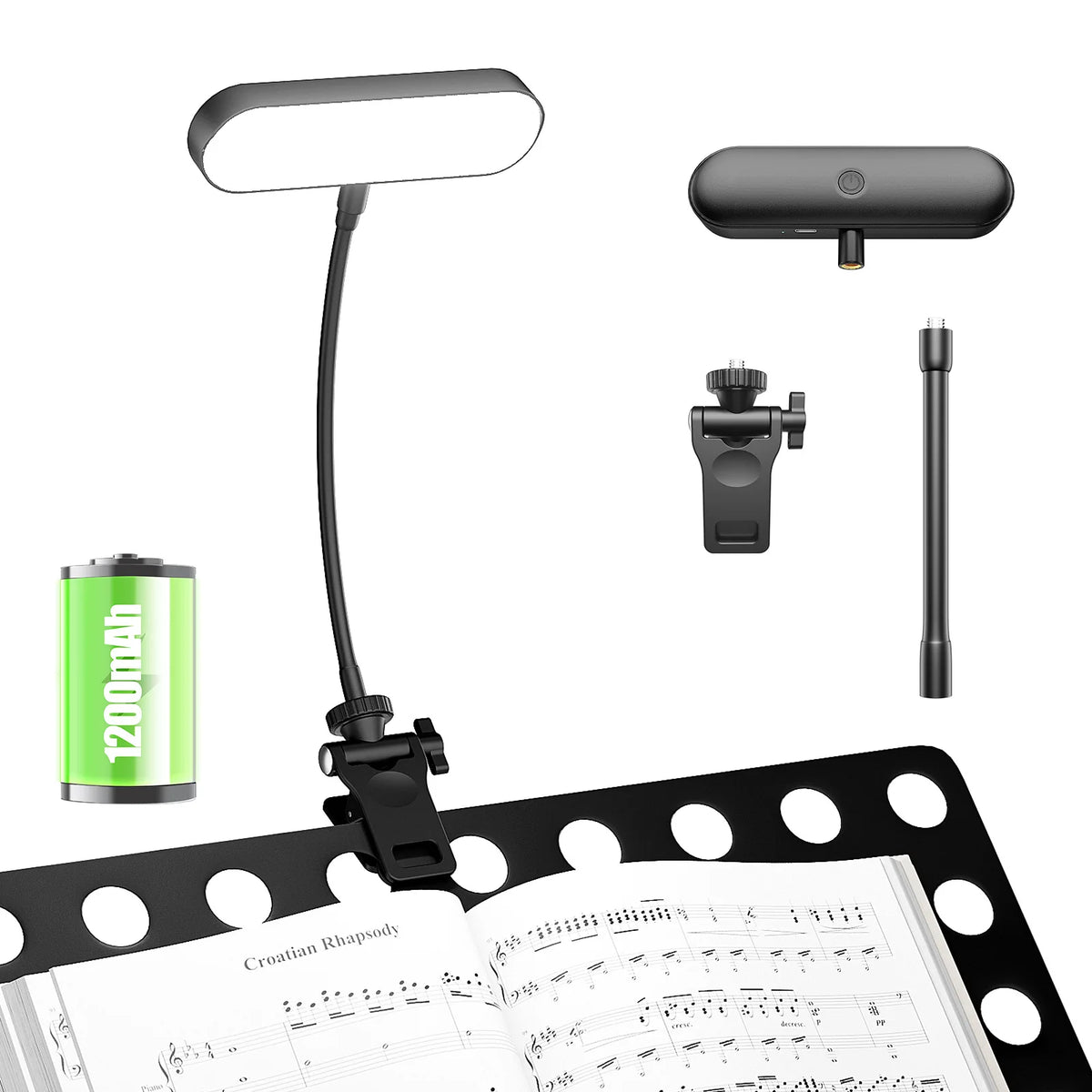Rechargeable LED Video Conference Light For Streaming And Calls