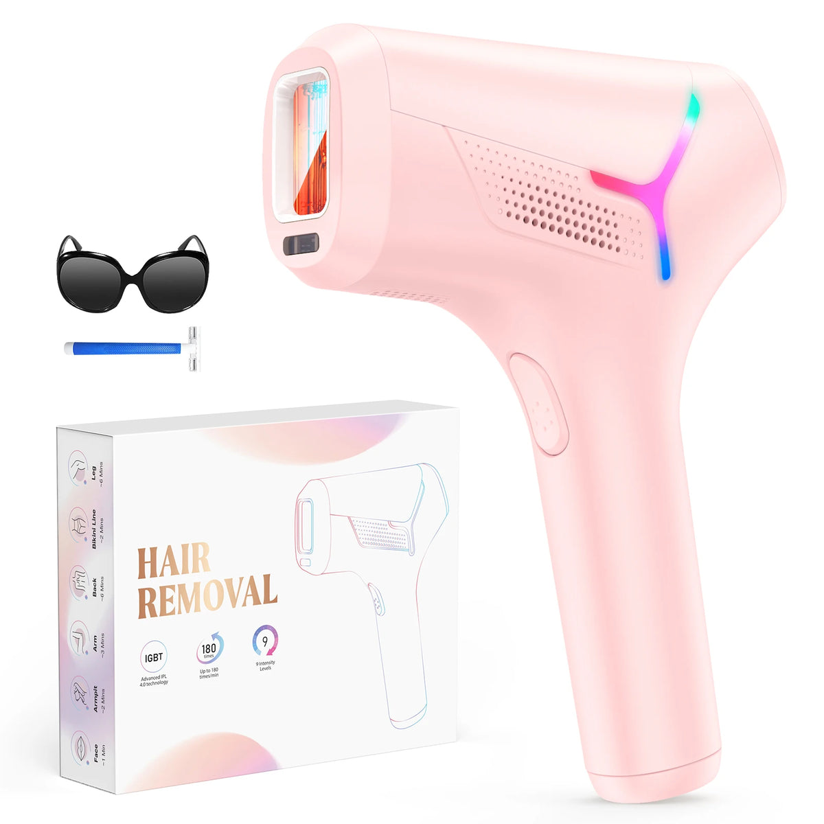 Totmizby IPL Hair Removal Device for Face Bikini and Body