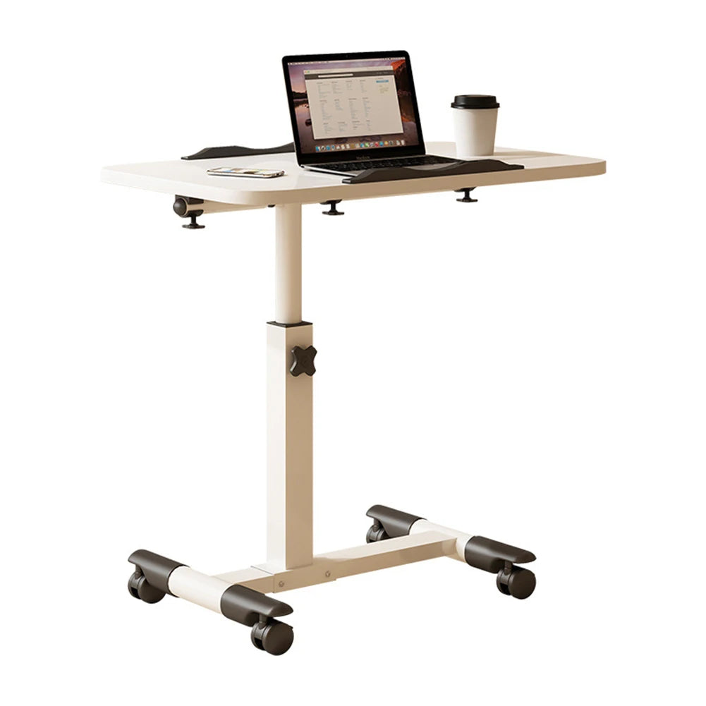 Twister.Ck Adjustable Overbed Table With Tilting Top And Wheels
