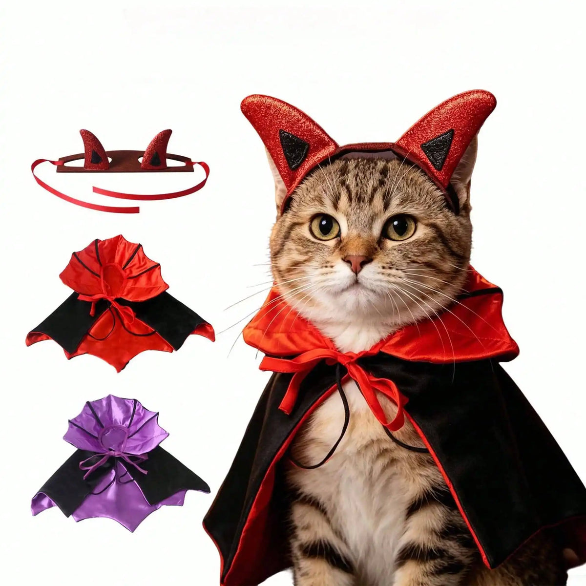 Halloween Funny Bat Pet Cloak Costume for Dogs and Cats