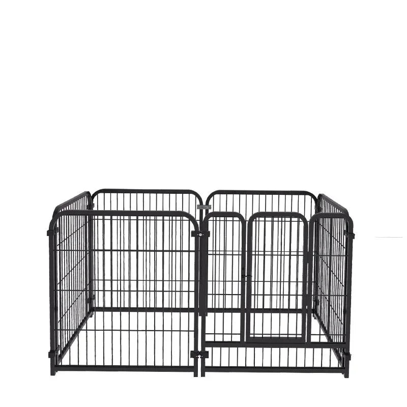 Foldable Stainless Steel Dog Playpen And Pet Exercise Fence