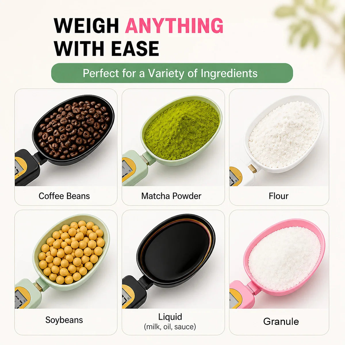 Digital Measuring Spoon Scale With LCD Display For Kitchen Use