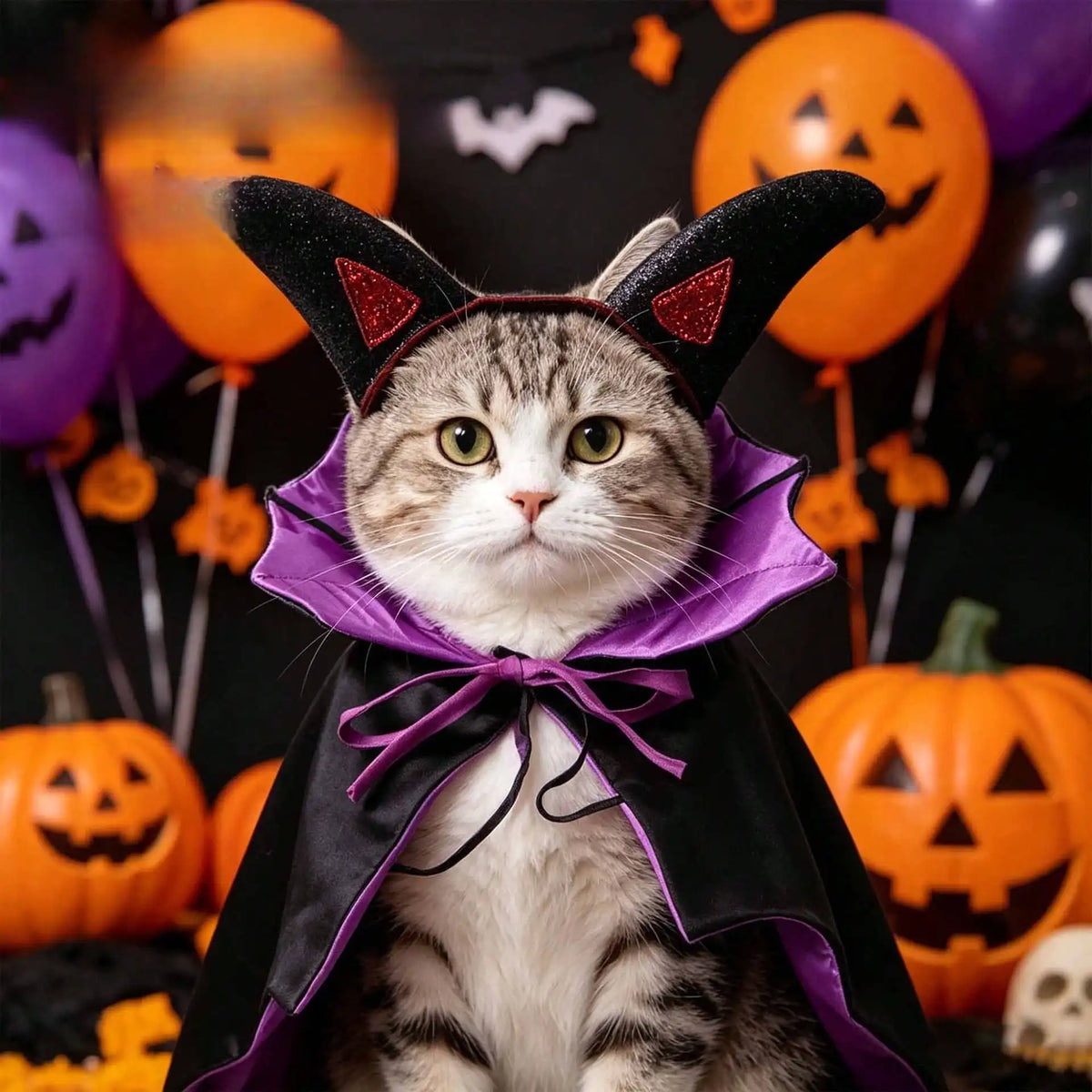 Halloween Funny Bat Pet Cloak Costume for Dogs and Cats