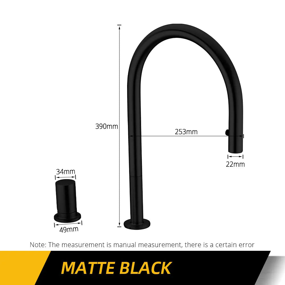 Bagnolux Single Handle Pull Out Kitchen Faucet With Sprayer