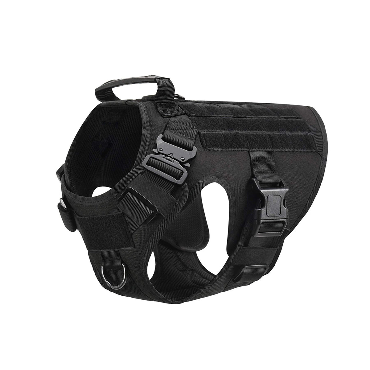 PETRAVEL Tactical Dog Harness With Padded Quick Release Buckle