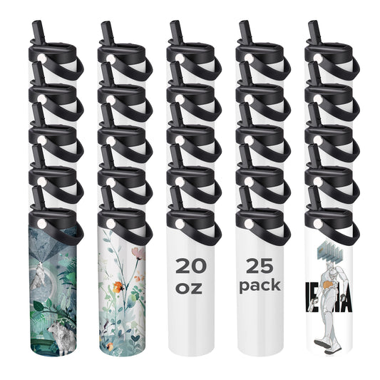 Fastsub Sublimation Stainless Steel Vacuum Tumbler With Flip Nozzle