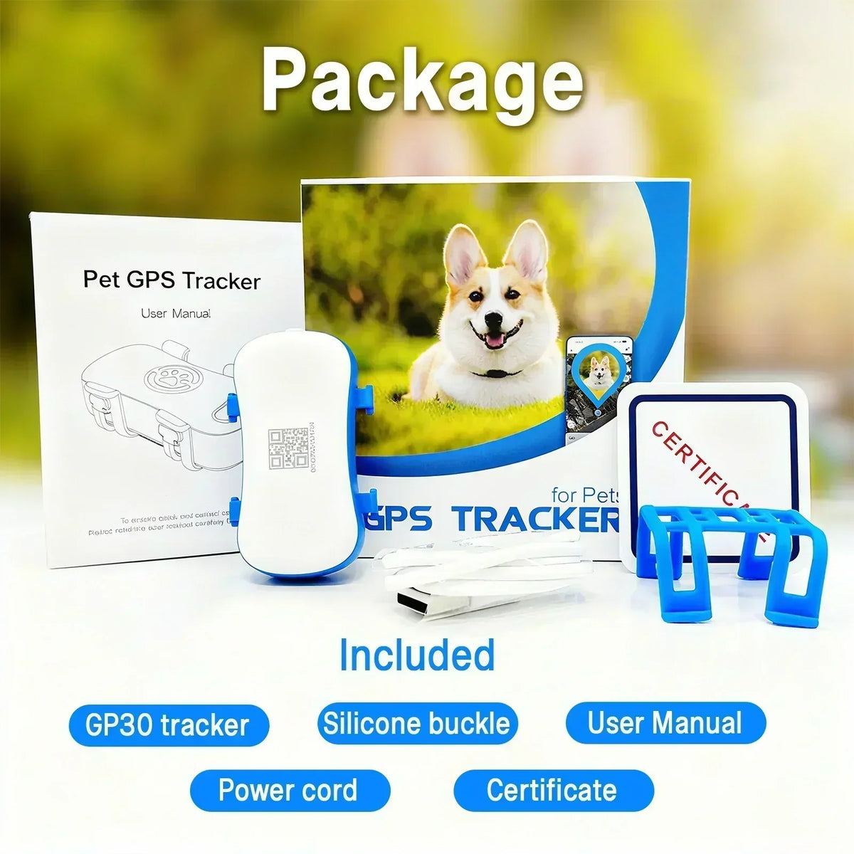 WANWAYTECH 4G GPS Pet Tracker With Live Location Monitoring