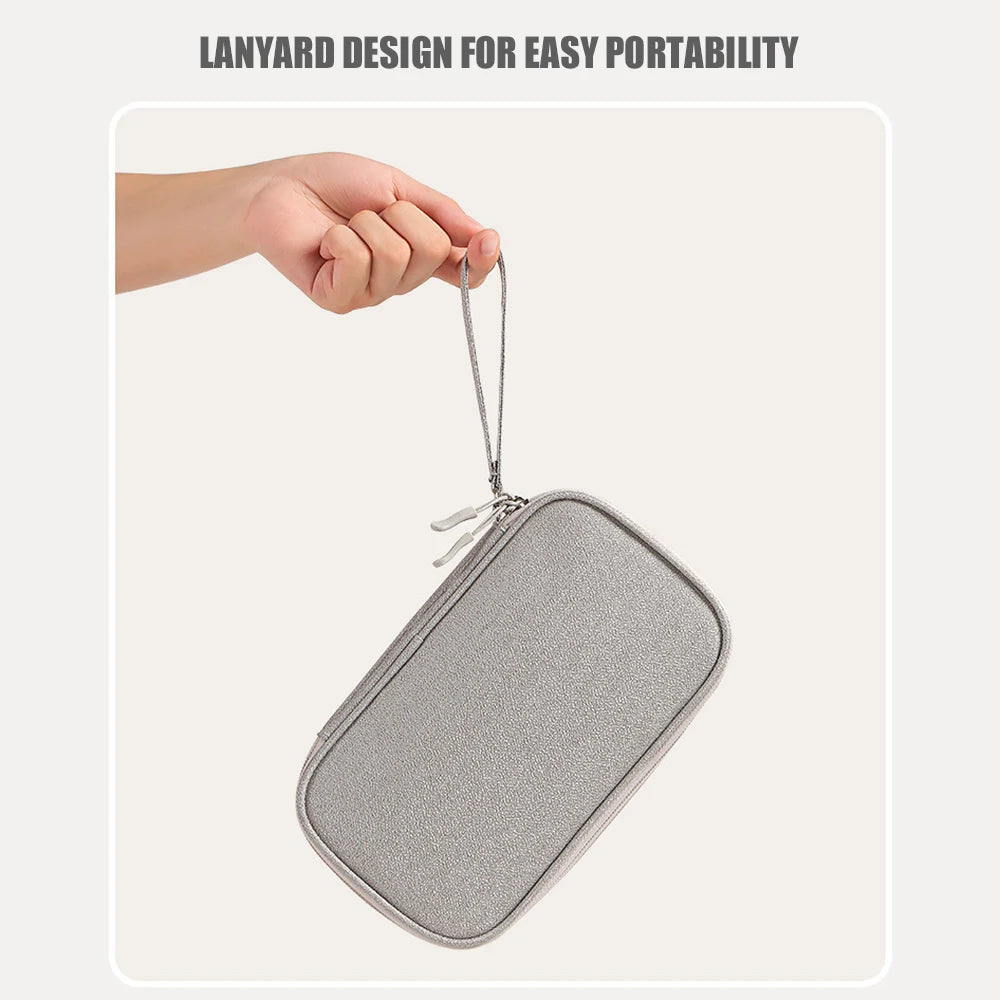 Waterproof Electronics Cable Organizer Bag for Accessories and Travel Storage