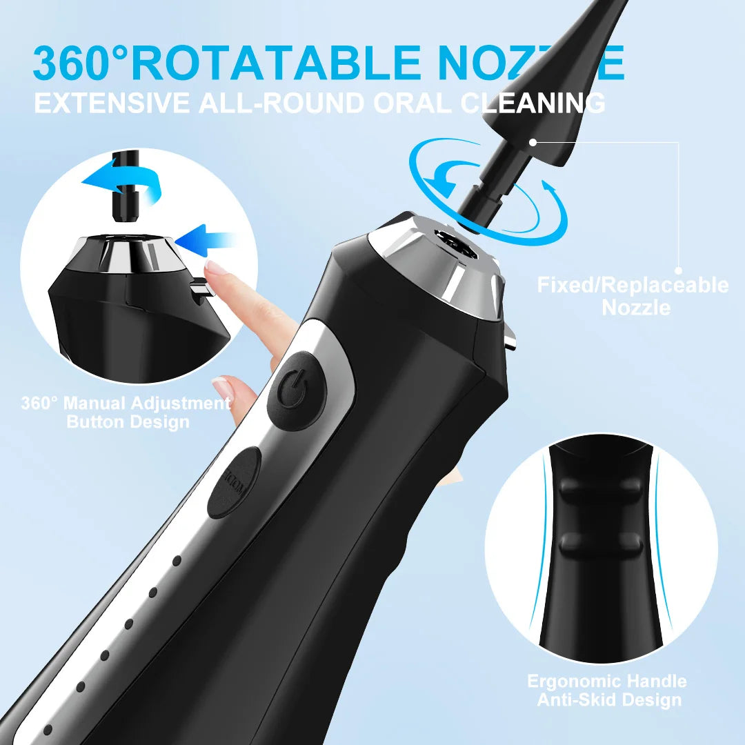 SEJOY Portable Water Flosser Oral Irrigator For Deep Cleaning