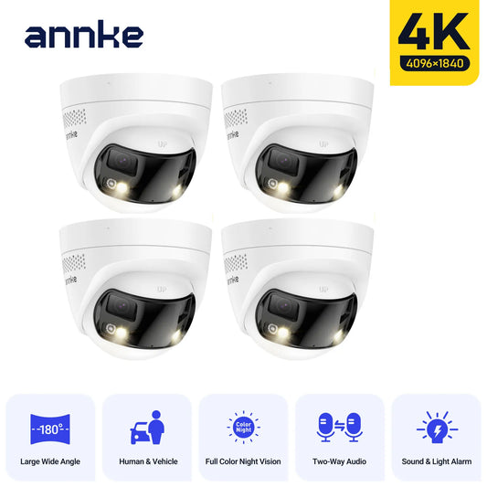Annke 4K 8MP Dual Lens Outdoor Poe Surveillance Camera