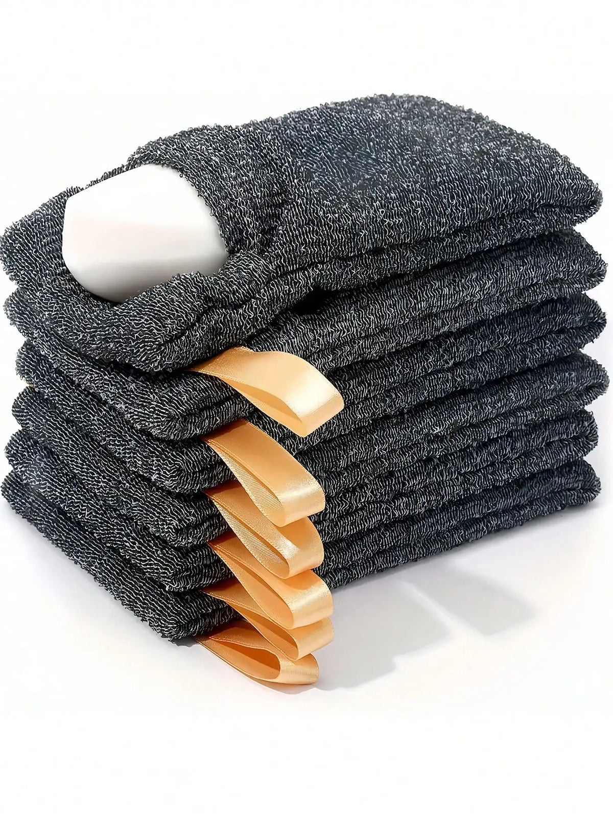 Exfoliating Mesh Soap Saver Bags With Hanging Cord Set