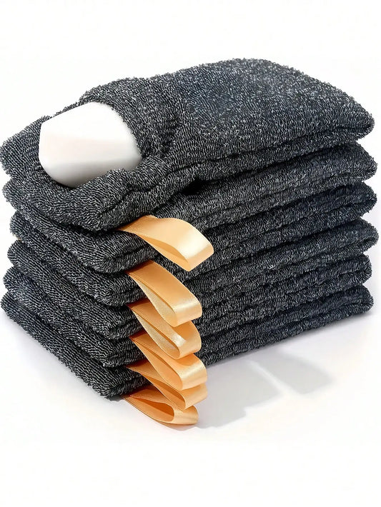 Exfoliating Mesh Soap Saver Bags With Hanging Cord Set