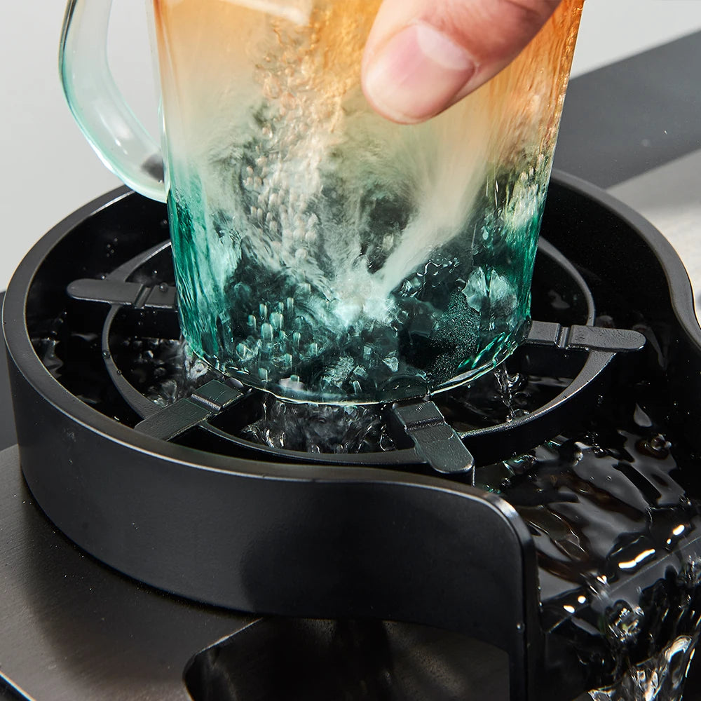 Rozin High Pressure Kitchen Cup Rinser For Mugs And Glasses
