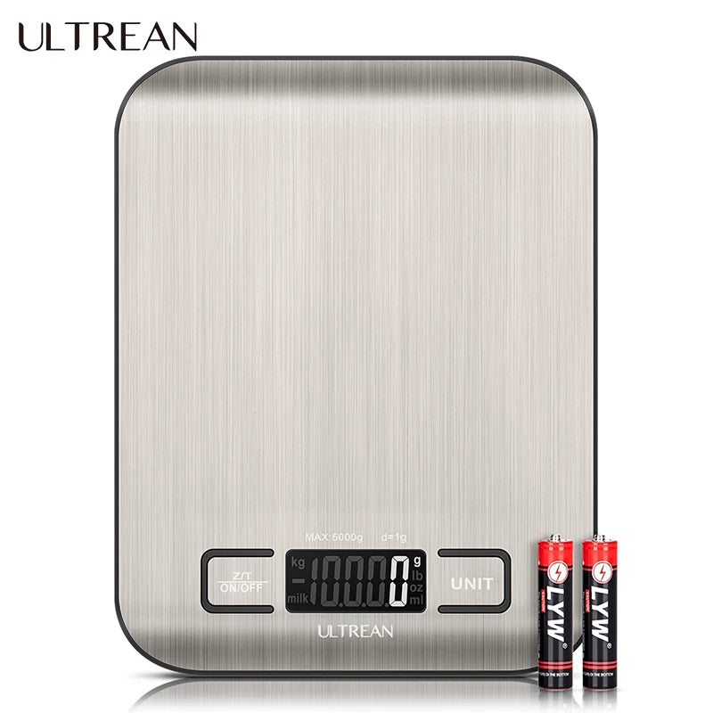 Ultrean Digital Kitchen Scale With Lcd Display And Precision Weighing