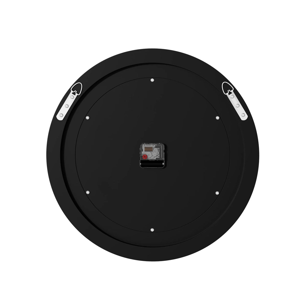 Elegant Round Mirror Wall Clock Featuring Sparkle Crystal Design