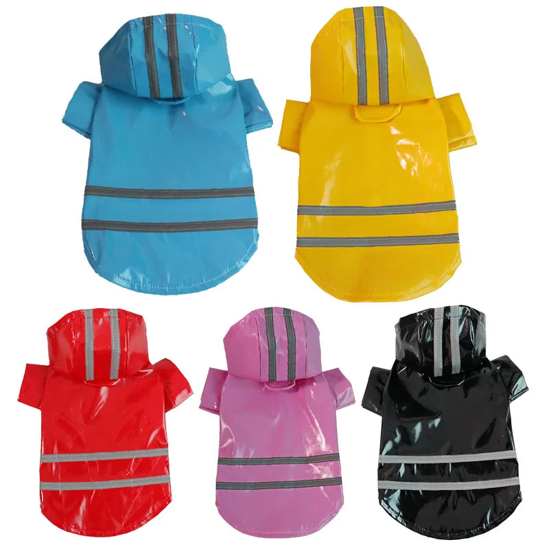 Waterproof Reflective Pet Raincoat for Dogs and Cats