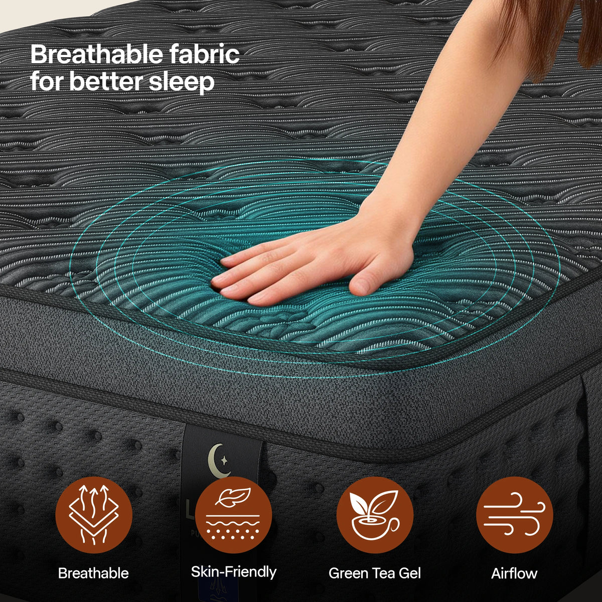 Professional Memory Foam Pocket Spring Mattress With Medium Support