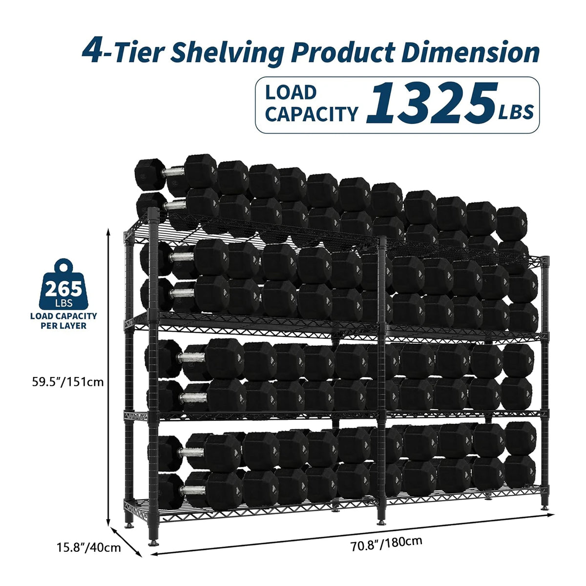 Twister Ck Adjustable Metal Shelving Rack For Storage