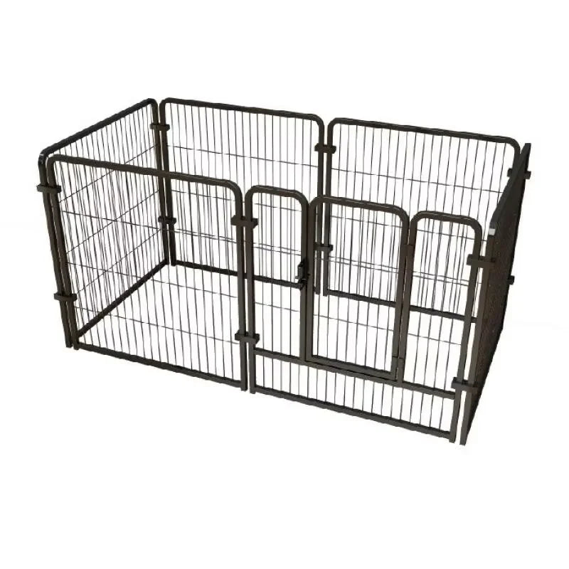 Foldable Stainless Steel Dog Playpen And Pet Exercise Fence