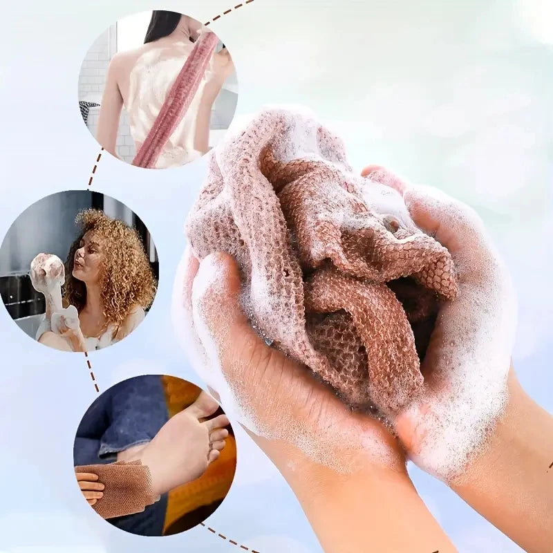 African Loofah Bath Sponge Exfoliating Double Sided Body Scrub
