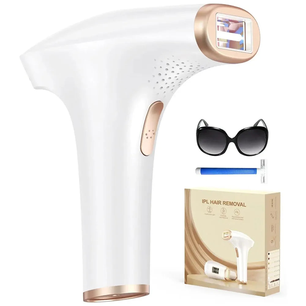 JOOYEE IPL Hair Removal Epilator Device for Face and Body
