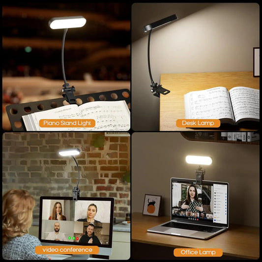 Rechargeable LED Video Conference Light For Streaming And Calls
