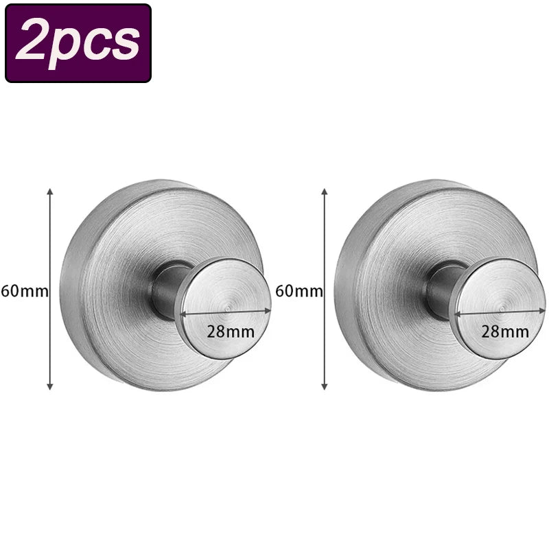 Heavy Duty Stainless Steel Vacuum Suction Wall Hooks