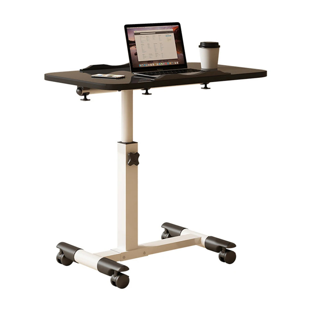 Twister.Ck Adjustable Overbed Table With Tilting Top And Wheels