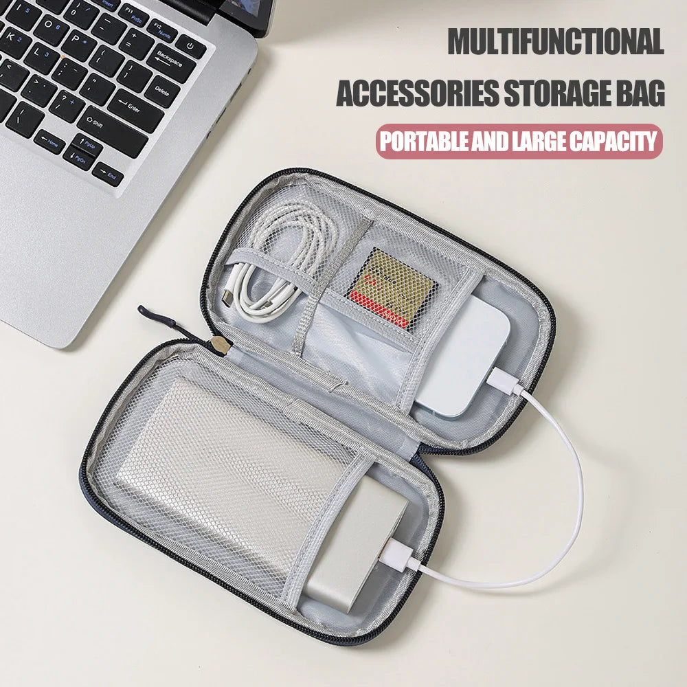 Waterproof Electronics Cable Organizer Bag for Accessories and Travel Storage