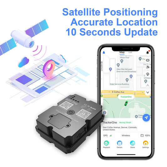 Wanwaytech 4G Real Time Vehicle GPS Tracker Security Device