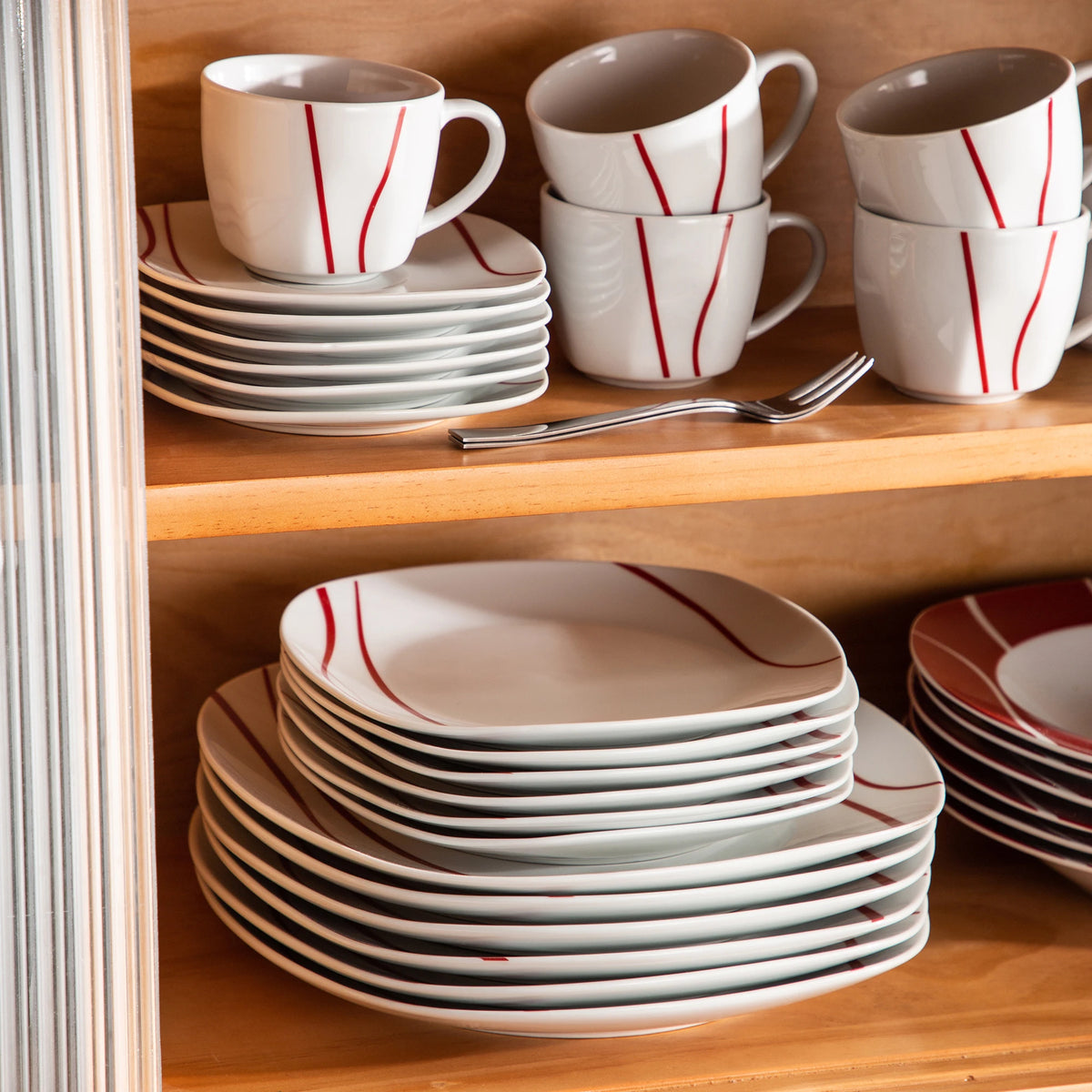 Malacasa Felisa Porcelain Dinnerware Set For Home Dining